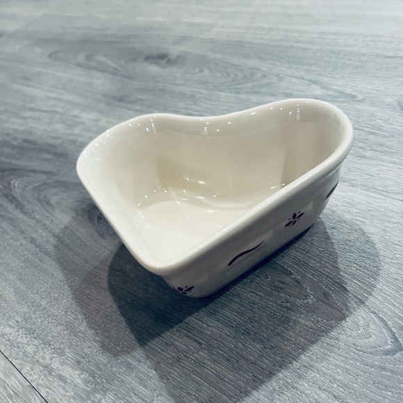 ❤️ Longaberger Heart shaped dish ❤️ - Picture 3 of 9